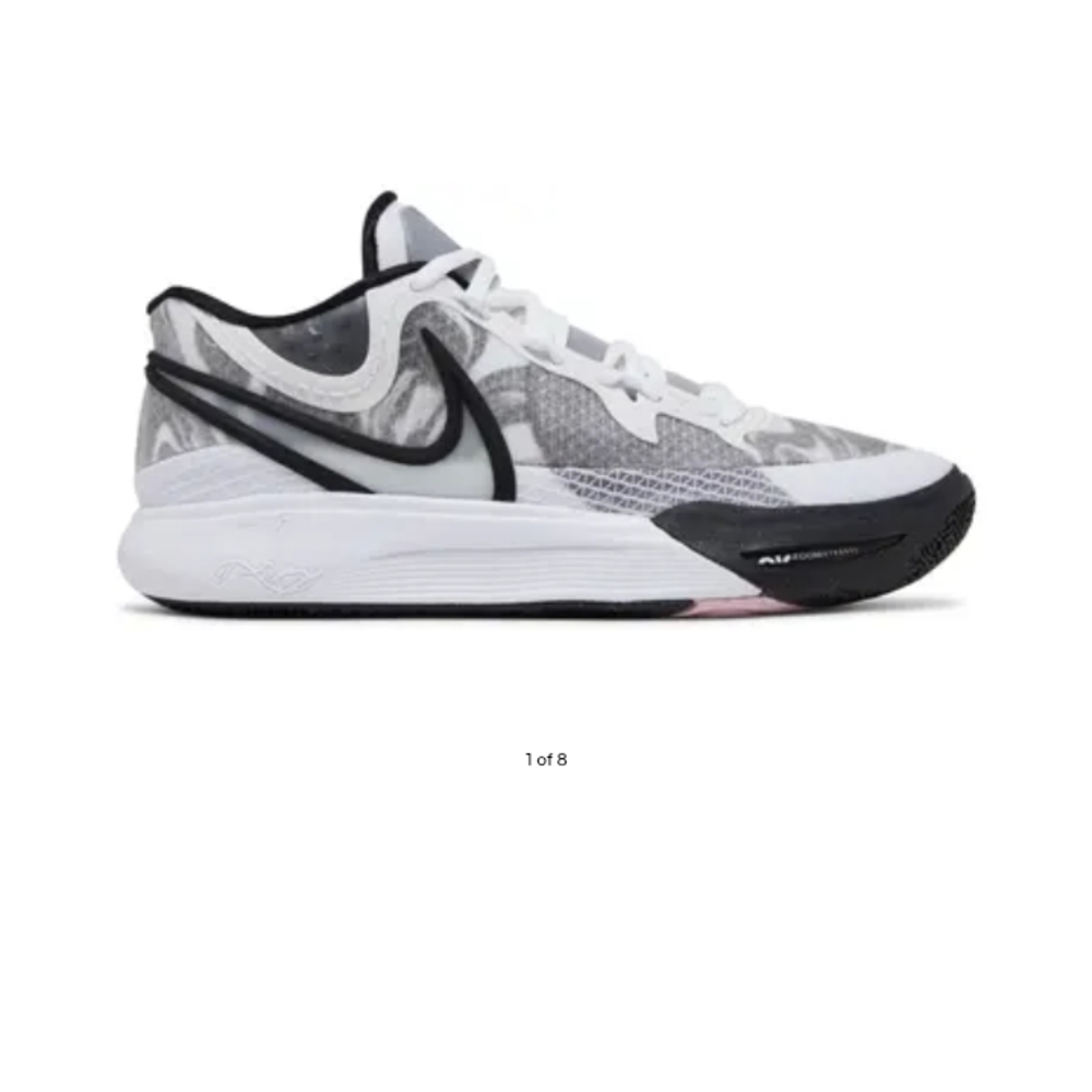 Nike Men's Black and White Athletic Shoes